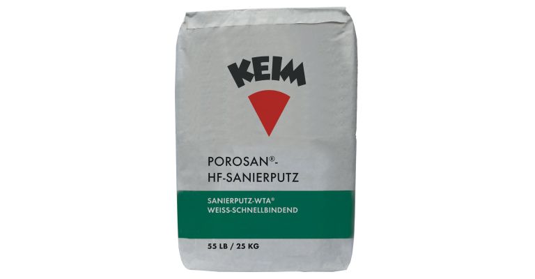 KEIM Porosan-HF-Sanierputz