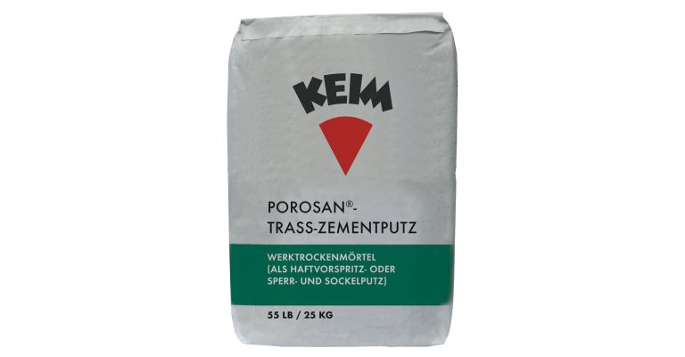 KEIM Porosan-Trass-Cementputz