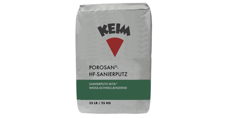 KEIM Porosan-HF-Sanierputz